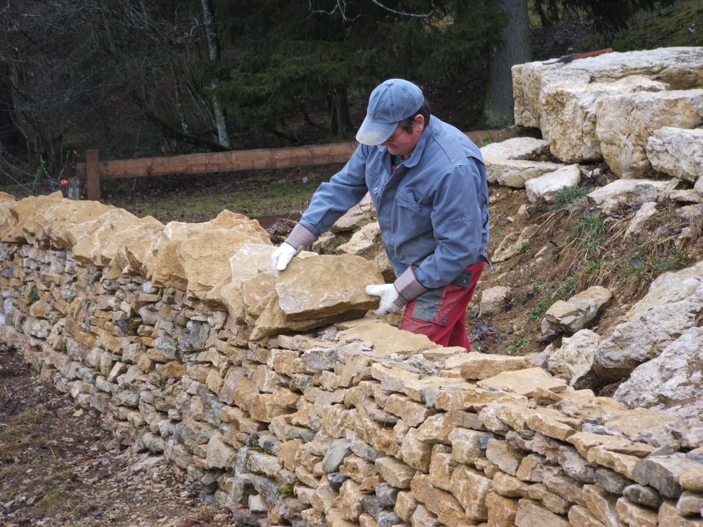 Mur en pierre sèche – Le Noirmont
